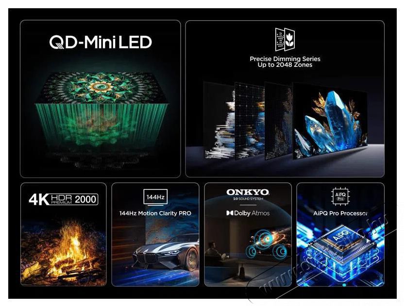 TCL 50Q7C Telev&iacute;zi&oacute;k - LED telev&iacute;zi&oacute; - UHD 4K felbont&aacute;s&uacute; - 512463