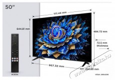TCL 50T69C Telev&iacute;zi&oacute;k - LED telev&iacute;zi&oacute; - UHD 4K felbont&aacute;s&uacute; - 512473