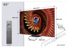 TCL 65C8K Telev&iacute;zi&oacute;k - LED telev&iacute;zi&oacute; - UHD 4K felbont&aacute;s&uacute; - 512428