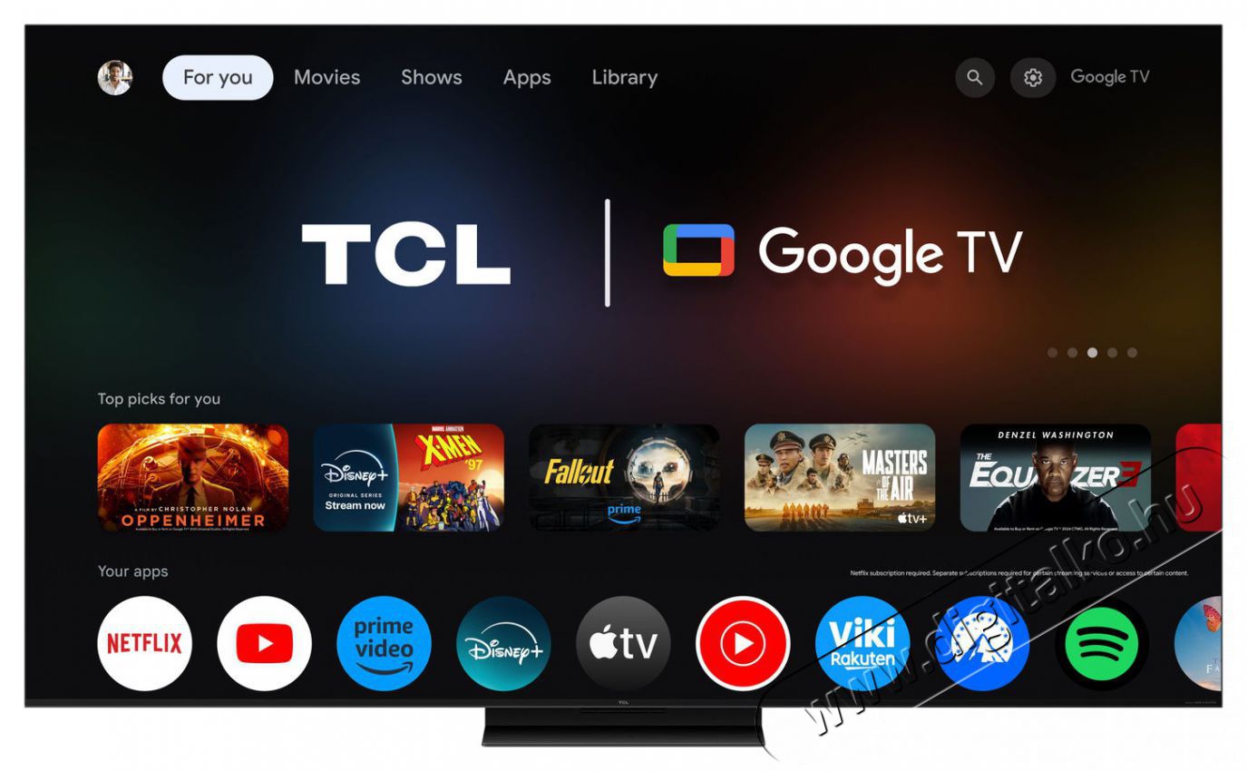 TCL 65Q7C Telev&iacute;zi&oacute;k - LED telev&iacute;zi&oacute; - UHD 4K felbont&aacute;s&uacute; - 512431