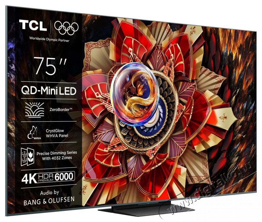 TCL 75C9K Telev&iacute;zi&oacute;k - LED telev&iacute;zi&oacute; - UHD 4K felbont&aacute;s&uacute; - 512478