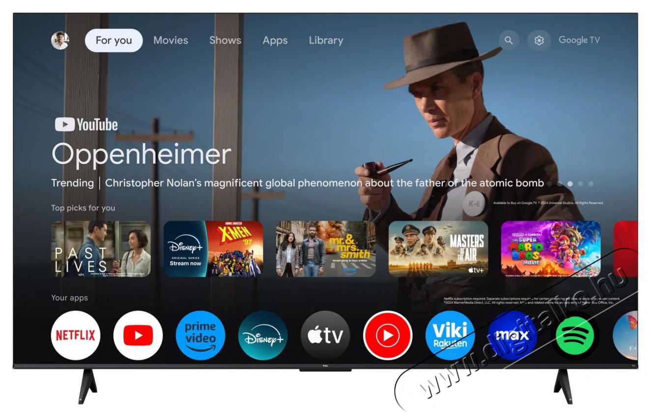 TCL 75T69C Telev&iacute;zi&oacute;k - LED telev&iacute;zi&oacute; - UHD 4K felbont&aacute;s&uacute; - 512479