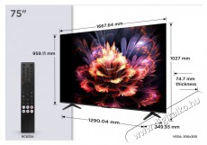TCL 75V6C Telev&iacute;zi&oacute;k - LED telev&iacute;zi&oacute; - UHD 4K felbont&aacute;s&uacute; - 512484