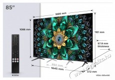 TCL 85Q6C Telev&iacute;zi&oacute;k - LED telev&iacute;zi&oacute; - UHD 4K felbont&aacute;s&uacute; - 512482