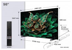 TCL 98C7K Telev&iacute;zi&oacute;k - LED telev&iacute;zi&oacute; - UHD 4K felbont&aacute;s&uacute; - 512447