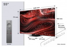 TCL 55C89K Telev&iacute;zi&oacute;k - LED telev&iacute;zi&oacute; - UHD 4K felbont&aacute;s&uacute; - 519215