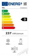 TCL RP456BWD0EU Szabadon&aacute;ll&oacute; alulfagyaszt&oacute;s kombin&aacute;lt hűtő Konyhai term&eacute;kek - Hűtő, fagyaszt&oacute; (szabadon&aacute;ll&oacute;) - Alulfagyaszt&oacute;s kombin&aacute;lt hűtő - 528062