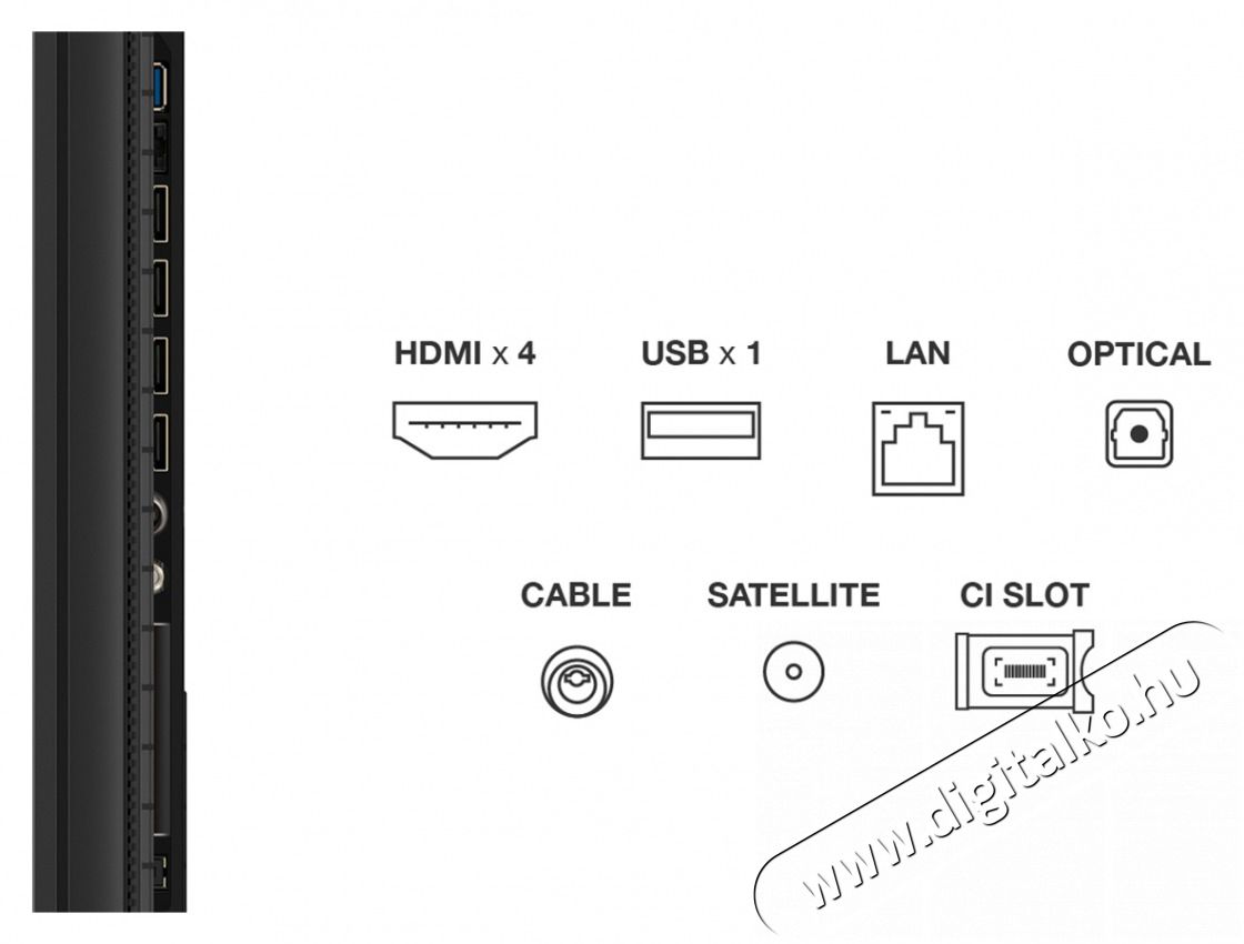 TCL 85P8K QLED GOOGLE SMART TV Telev&iacute;zi&oacute;k - LED telev&iacute;zi&oacute; - UHD 4K felbont&aacute;s&uacute; - 530825