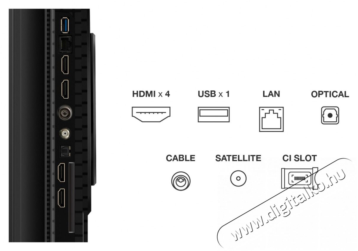 TCL 55P8K (2025-&ouml;s Modell) QLED Google Smart telev&iacute;zi&oacute; Telev&iacute;zi&oacute;k - LED telev&iacute;zi&oacute; - UHD 4K felbont&aacute;s&uacute; - 530925