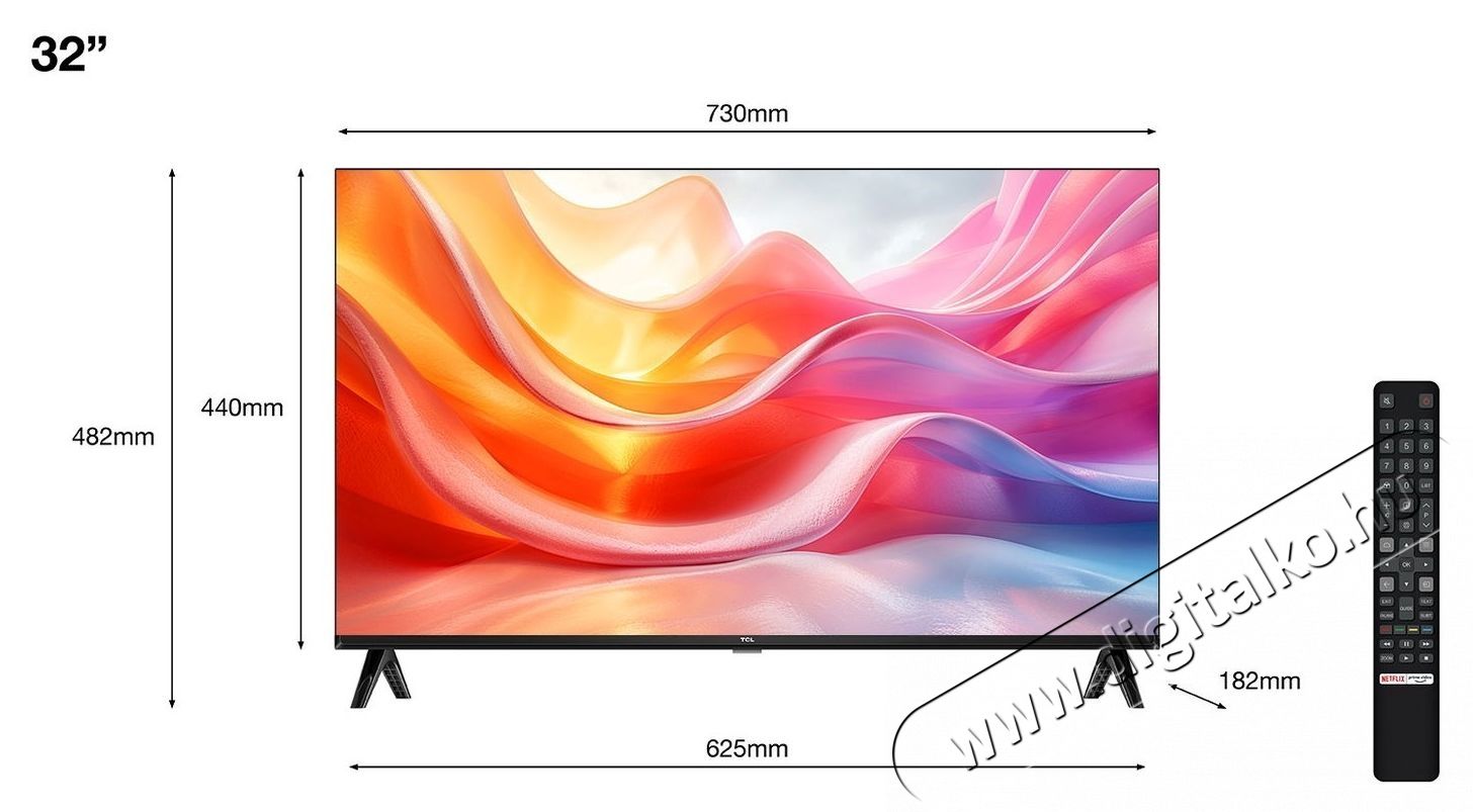 TCL 32L5A Full HD Smart telev&iacute;zi&oacute; Telev&iacute;zi&oacute;k - LED telev&iacute;zi&oacute; - 1080p Full HD felbont&aacute;s&uacute; - 502462