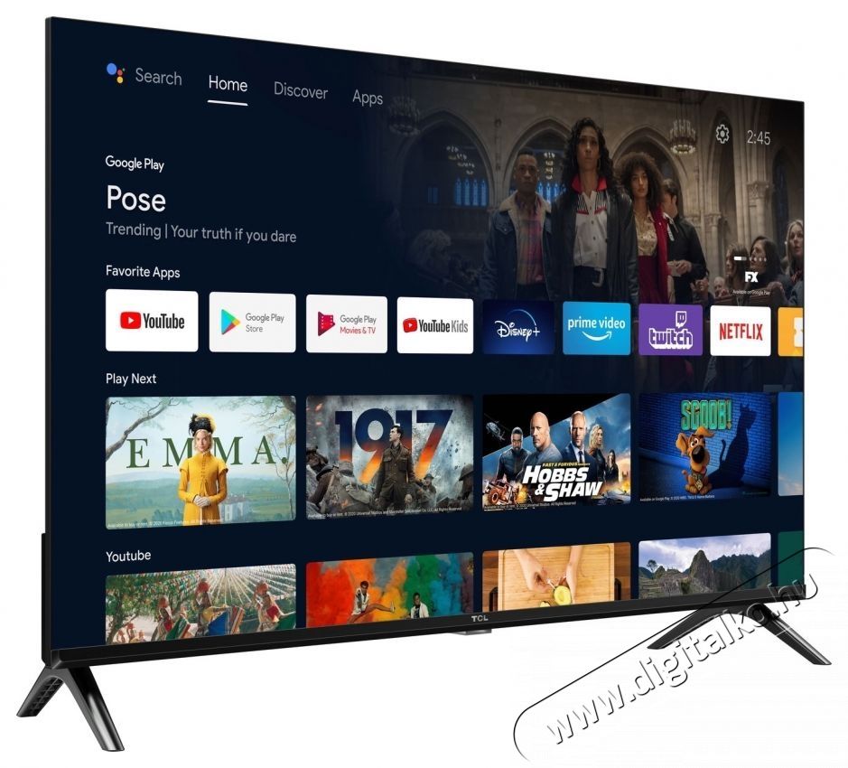 TCL 32L5A Full HD Smart telev&iacute;zi&oacute; Telev&iacute;zi&oacute;k - LED telev&iacute;zi&oacute; - 1080p Full HD felbont&aacute;s&uacute; - 502462