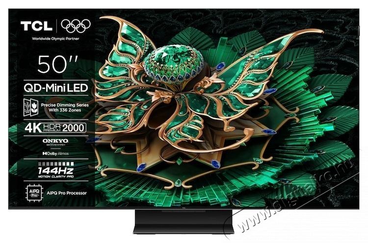 TCL 50C7K miniLED Telev&iacute;zi&oacute; (2025-&ouml;s modell), 126 cm, Smart Google TV, 4K Ultra HD Telev&iacute;zi&oacute;k - LED telev&iacute;zi&oacute; - UHD 4K felbont&aacute;s&uacute; - 531189