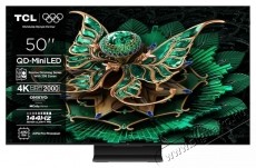 TCL 50C7K miniLED Telev&iacute;zi&oacute; (2025-&ouml;s modell), 126 cm, Smart Google TV, 4K Ultra HD Telev&iacute;zi&oacute;k - LED telev&iacute;zi&oacute; - UHD 4K felbont&aacute;s&uacute; - 531189
