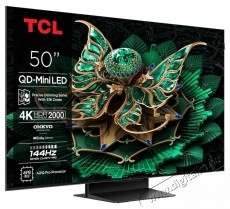 TCL 50C7K miniLED Telev&iacute;zi&oacute; (2025-&ouml;s modell), 126 cm, Smart Google TV, 4K Ultra HD Telev&iacute;zi&oacute;k - LED telev&iacute;zi&oacute; - UHD 4K felbont&aacute;s&uacute; - 531189