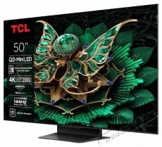 TCL 50C7K miniLED Telev&iacute;zi&oacute; (2025-&ouml;s modell), 126 cm, Smart Google TV, 4K Ultra HD Telev&iacute;zi&oacute;k - LED telev&iacute;zi&oacute; - UHD 4K felbont&aacute;s&uacute; - 531189