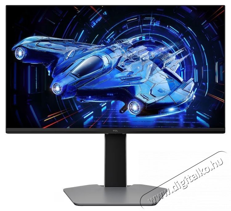 TCL 25G64 QD-Mini LED Gaming monitor, Full HD (1920x1080), 300Hz, 1ms, AMD FreeSync Premium, G-Sync kompatibilis, HDR600, 2x HDMI, DisplayPort, Jack, Pivot, fekete/sz&uuml;rke Iroda &eacute;s sz&aacute;m&iacute;t&aacute;stechnika - Monitor - Monitor - 534711