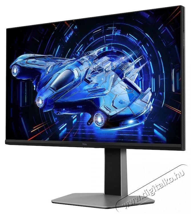 TCL 27G64 QD-Mini LED Gaming monitor, 27 , QHD (2560x1440), 180Hz, 1ms GTG, AMD FreeSync  Premium, G-Sync  kompatibilis, HDR600, 2x HDMI, DisplayPort, Jack, Pivot, Fekete/Sz&uuml;rke Iroda &eacute;s sz&aacute;m&iacute;t&aacute;stechnika - Monitor - Monitor - 534710