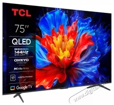TCL QLED 75P8K (2025-&ouml;s Modell) Telev&iacute;zi&oacute;, 189 cm, Smart Google TV, 4K Ultra HD, 100Hz, F energiaoszt&aacute;ly Telev&iacute;zi&oacute;k - LED telev&iacute;zi&oacute; - UHD 4K felbont&aacute;s&uacute; - 535788