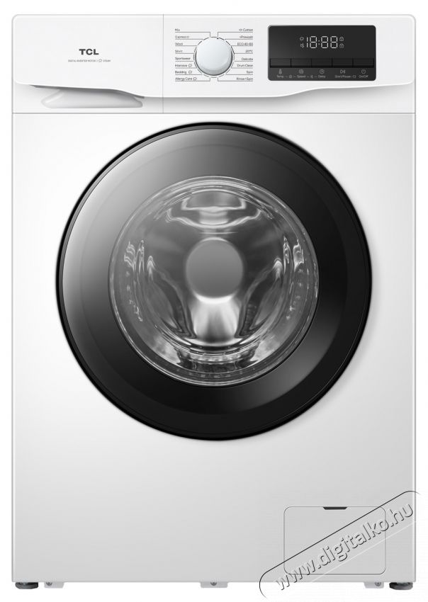 TCL mos&oacute;g&eacute;p, 1400 RPM, A energiaoszt&aacute;ly, motor inverter, gőzmos&aacute;s, dobtiszt&iacute;t&aacute;s, Honeycomb dob, Feh&eacute;r H&aacute;ztart&aacute;s / Otthon / K&uuml;lt&eacute;r - Mos&oacute;g&eacute;p / sz&aacute;r&iacute;t&oacute;g&eacute;p - El&ouml;lt&ouml;ltős norm&aacute;l (60cm-ig) mos&oacute;g&eacute;p - 537433