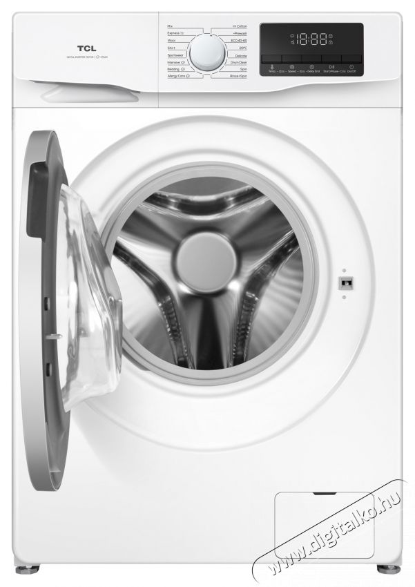 TCL mos&oacute;g&eacute;p, 1400 RPM, A energiaoszt&aacute;ly, motor inverter, gőzmos&aacute;s, dobtiszt&iacute;t&aacute;s, Honeycomb dob, Feh&eacute;r H&aacute;ztart&aacute;s / Otthon / K&uuml;lt&eacute;r - Mos&oacute;g&eacute;p / sz&aacute;r&iacute;t&oacute;g&eacute;p - El&ouml;lt&ouml;ltős norm&aacute;l (60cm-ig) mos&oacute;g&eacute;p - 537433