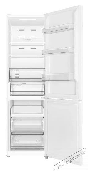 TCL MEGA Space RP409BWE0 hűtőszekr&eacute;ny, 409L, Total No Frost, Inverteres kompresszor, &Eacute;rintők&eacute;pernyő, T-Fresh, Power Cool, Power Freeze, Z&ouml;lds&eacute;gt&aacute;rol&oacute; fi&oacute;k, Megford&iacute;that&oacute; ajt&oacute;, 90&deg;-os nyit&aacute;s, LED vil&aacute;g&iacute;t&aacute;s, E energiaoszt&aacute;ly, M 185 cm, Feh&eacute;r Konyhai term&eacute;kek - Hűtő, fagyaszt&oacute; (szabadon&aacute;ll&oacute;) - Alulfagyaszt&oacute;s kombin&aacute;lt hűtő - 540512