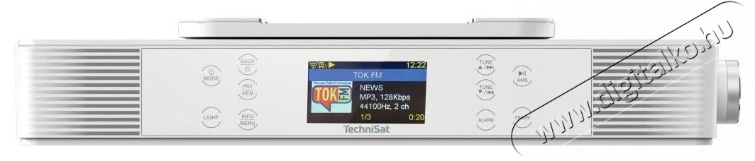 TechniSat DAB+ / FM IR, internetes, konyhai, feh&eacute;r Audio-Video / Hifi / Multim&eacute;dia - R&aacute;di&oacute; / &oacute;r&aacute;s r&aacute;di&oacute; - Internet webr&aacute;di&oacute; - 526314