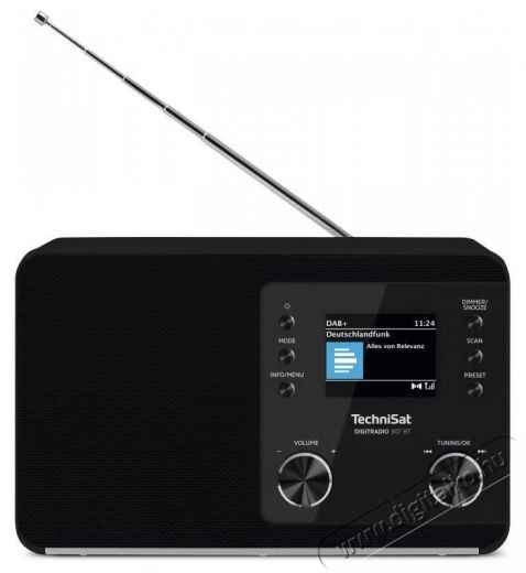 TechniSat DIGITRADIO 307 BT fekete Audio-Video / Hifi / Multim&eacute;dia - R&aacute;di&oacute; / &oacute;r&aacute;s r&aacute;di&oacute; - Asztali r&aacute;di&oacute; - 526299