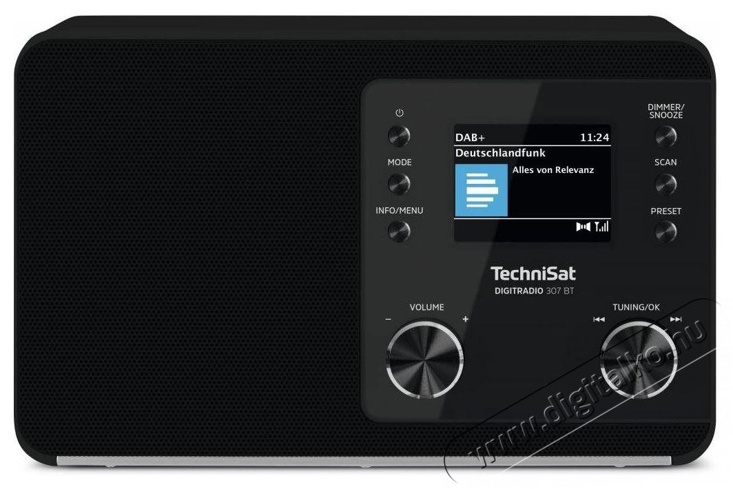 TechniSat DIGITRADIO 307 BT fekete Audio-Video / Hifi / Multim&eacute;dia - R&aacute;di&oacute; / &oacute;r&aacute;s r&aacute;di&oacute; - Asztali r&aacute;di&oacute; - 526299