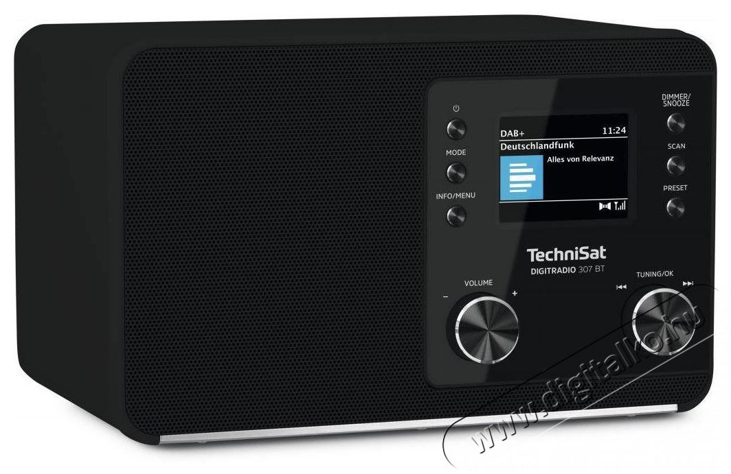 TechniSat DIGITRADIO 307 BT fekete Audio-Video / Hifi / Multim&eacute;dia - R&aacute;di&oacute; / &oacute;r&aacute;s r&aacute;di&oacute; - Asztali r&aacute;di&oacute; - 526299