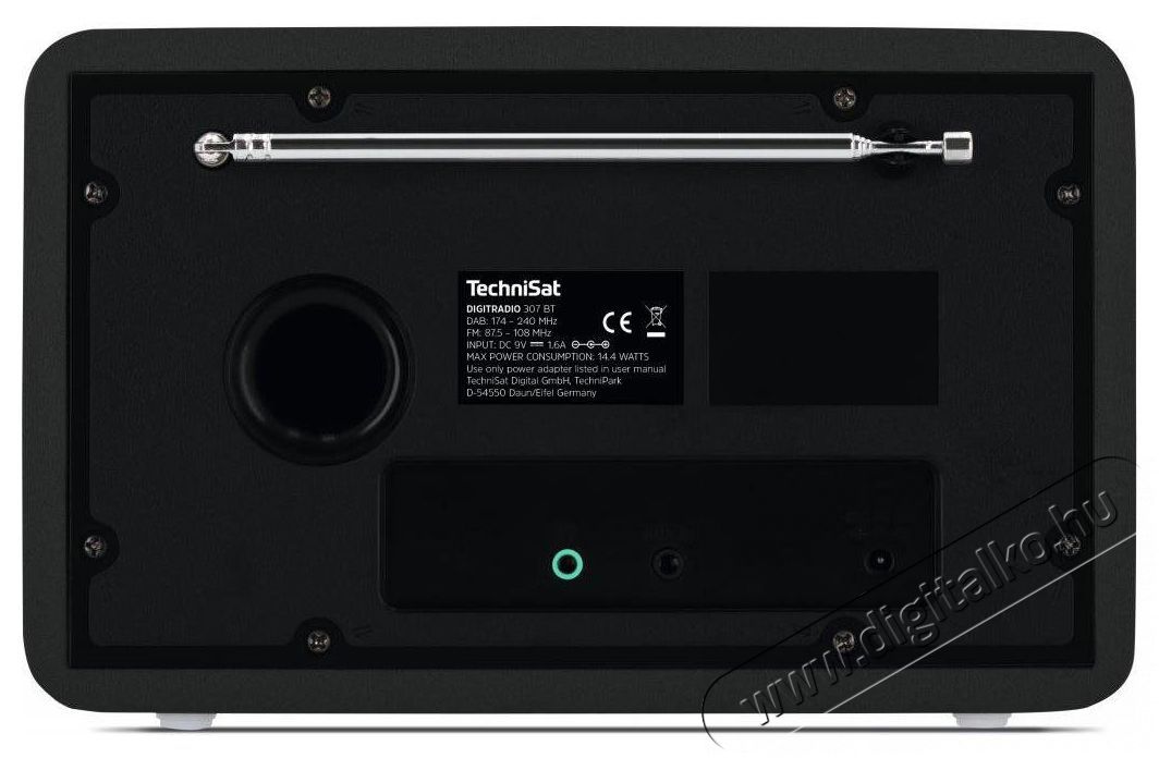 TechniSat DIGITRADIO 307 BT fekete Audio-Video / Hifi / Multim&eacute;dia - R&aacute;di&oacute; / &oacute;r&aacute;s r&aacute;di&oacute; - Asztali r&aacute;di&oacute; - 526299