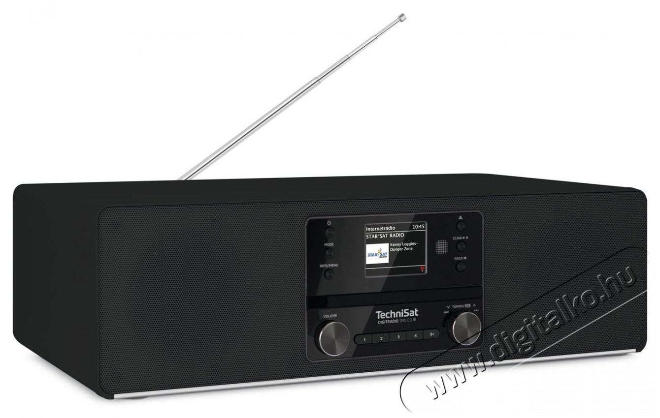 TechniSat DIGITRADIO 380 CD IR, black Audio-Video / Hifi / Multim&eacute;dia - R&aacute;di&oacute; / &oacute;r&aacute;s r&aacute;di&oacute; - Internet webr&aacute;di&oacute; - 526327