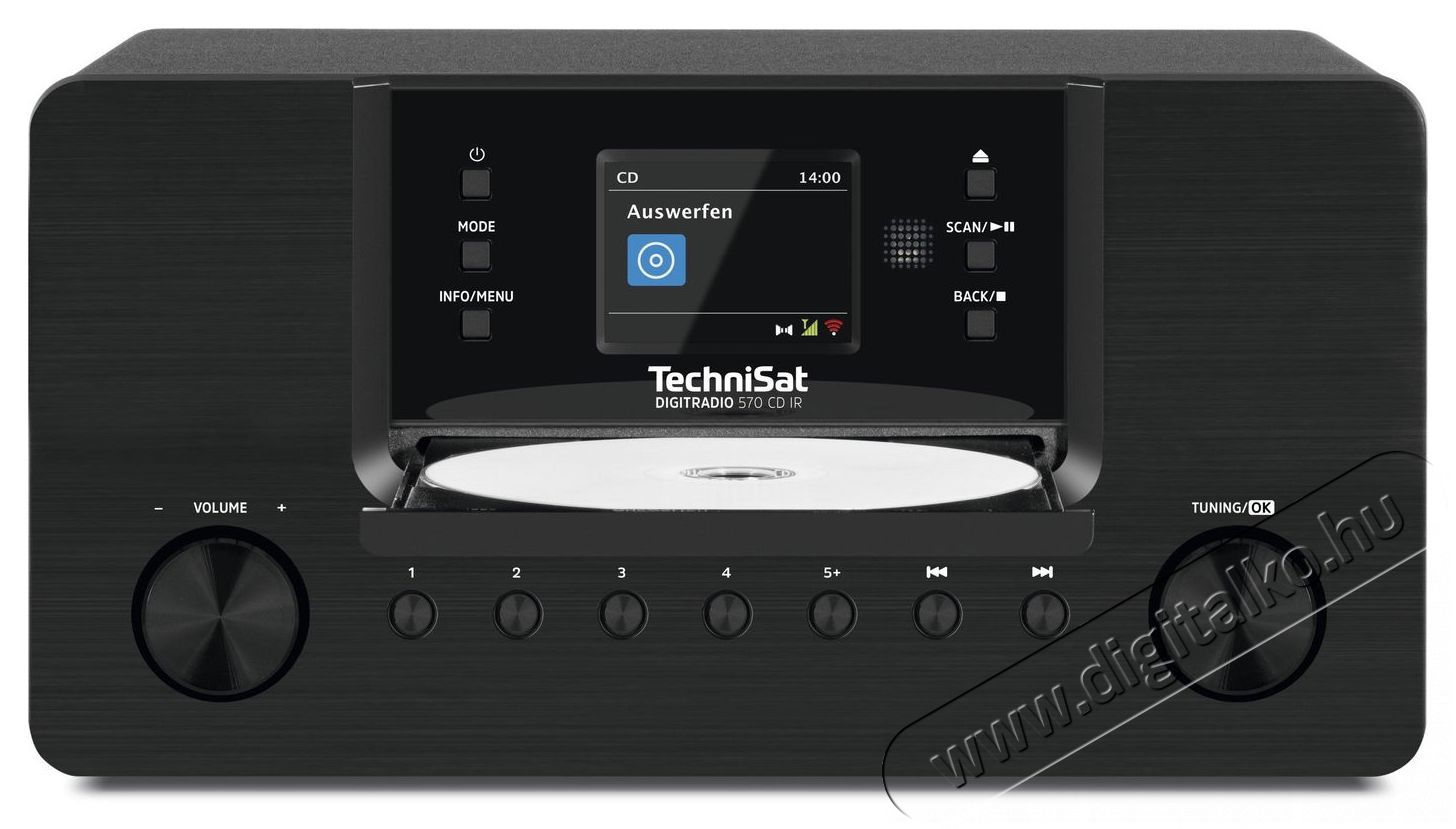 TechniSat DIGITRADIO 570 CD IR fekete Audio-Video / Hifi / Multim&eacute;dia - R&aacute;di&oacute; / &oacute;r&aacute;s r&aacute;di&oacute; - Internet webr&aacute;di&oacute; - 526326