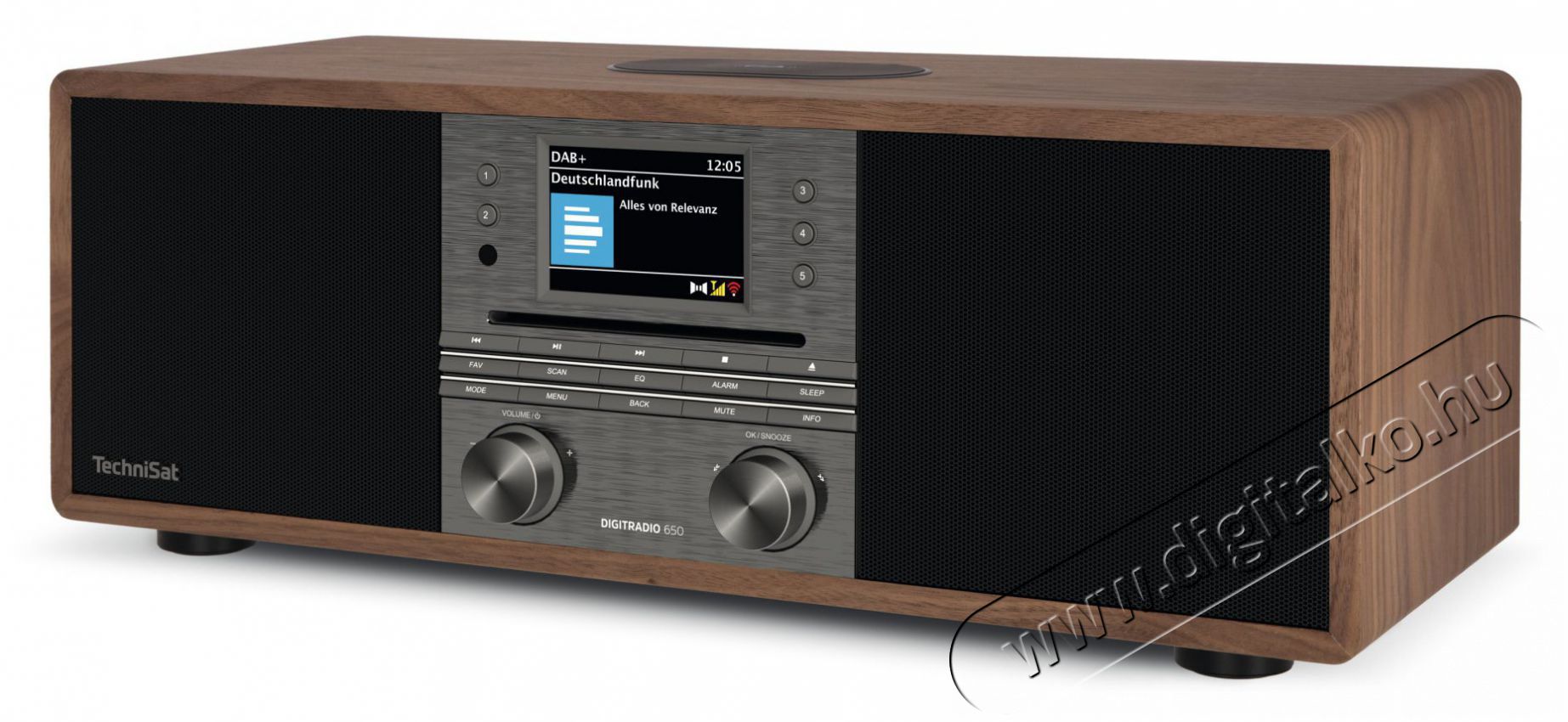 TechniSat DIGITRADIO 650, wood / anthrazit Audio-Video / Hifi / Multim&eacute;dia - R&aacute;di&oacute; / &oacute;r&aacute;s r&aacute;di&oacute; - Asztali r&aacute;di&oacute; - 526288