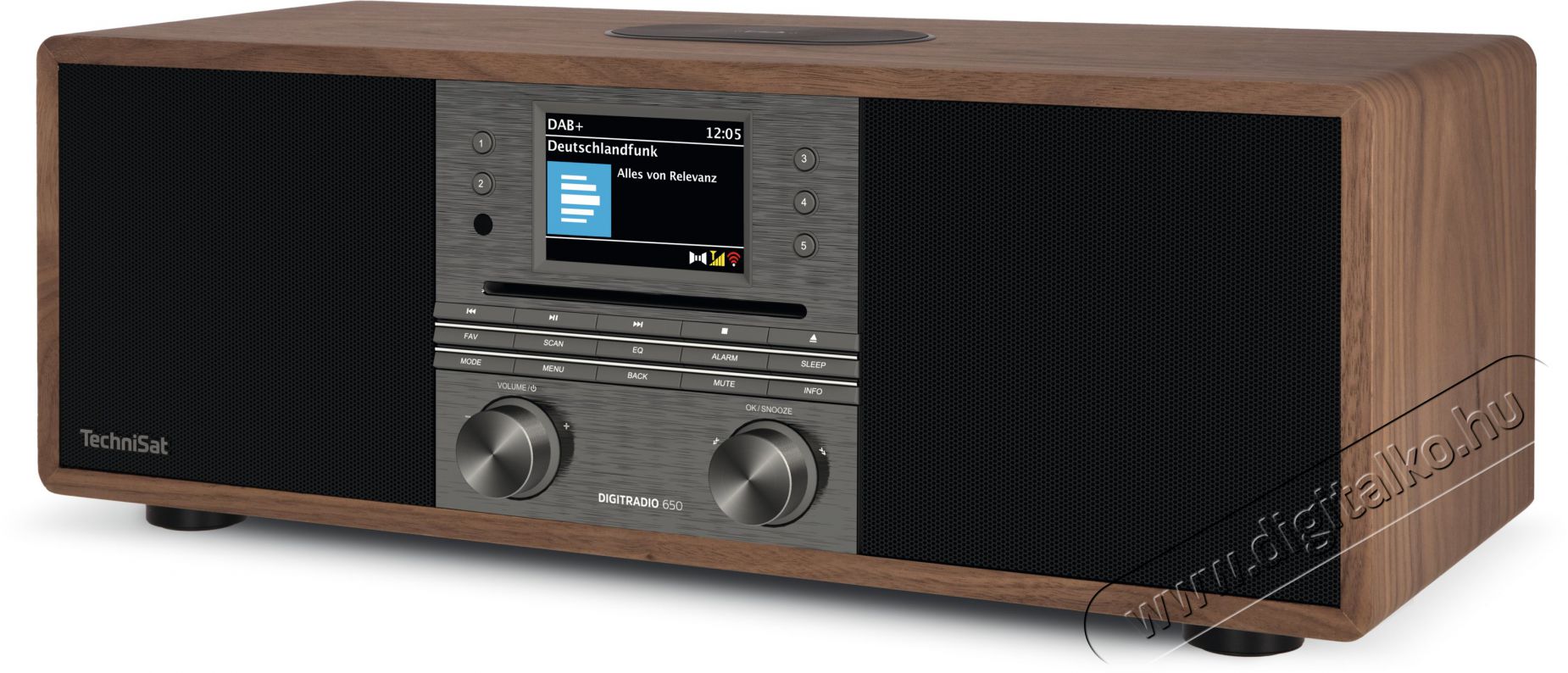 TechniSat DIGITRADIO 650, wood / anthrazit Audio-Video / Hifi / Multim&eacute;dia - R&aacute;di&oacute; / &oacute;r&aacute;s r&aacute;di&oacute; - Asztali r&aacute;di&oacute; - 526288