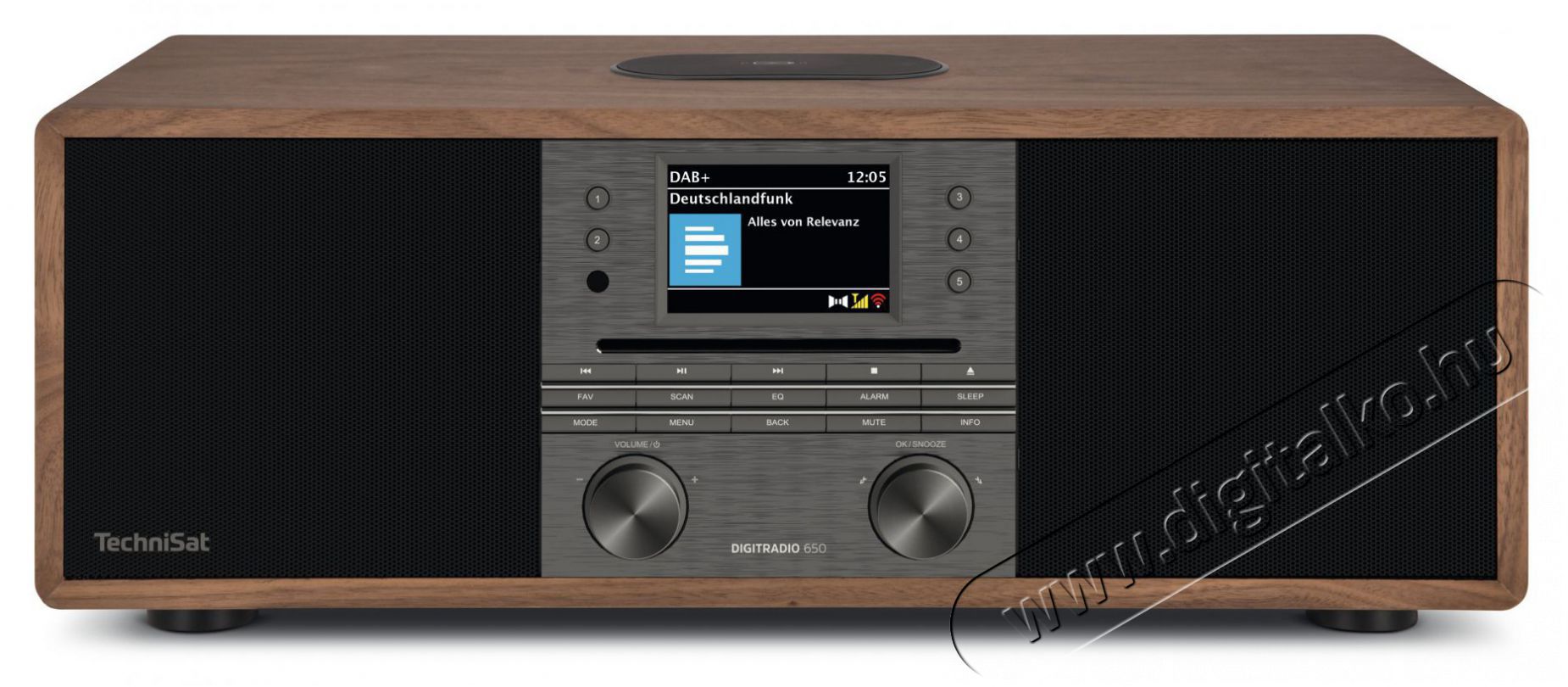 TechniSat DIGITRADIO 650, wood / anthrazit Audio-Video / Hifi / Multim&eacute;dia - R&aacute;di&oacute; / &oacute;r&aacute;s r&aacute;di&oacute; - Asztali r&aacute;di&oacute; - 526288