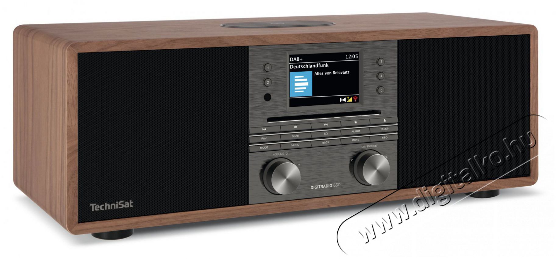 TechniSat DIGITRADIO 650, wood / anthrazit Audio-Video / Hifi / Multim&eacute;dia - R&aacute;di&oacute; / &oacute;r&aacute;s r&aacute;di&oacute; - Asztali r&aacute;di&oacute; - 526288