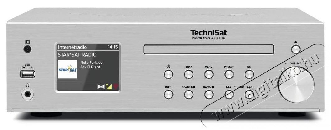 TechniSat Digitradio 760 CD IR, silver Audio-Video / Hifi / Multim&eacute;dia - R&aacute;di&oacute; / &oacute;r&aacute;s r&aacute;di&oacute; - Asztali r&aacute;di&oacute; - 526305