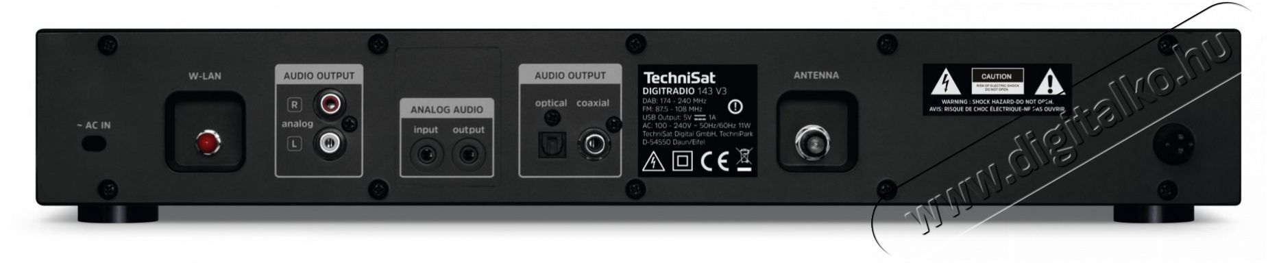 TechniSat DIGITRADIO 143 (V3) black Audio-Video / Hifi / Multim&eacute;dia - Hifi - Sztere&oacute; - Tuner - 526287
