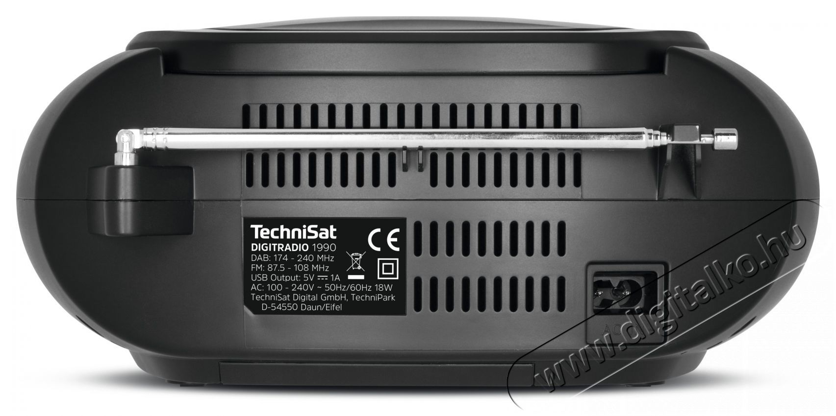 TechniSat DIGITRADIO 1990 fekete Audio-Video / Hifi / Multim&eacute;dia - R&aacute;di&oacute; / &oacute;r&aacute;s r&aacute;di&oacute; - Hordozhat&oacute;, zseb-, t&aacute;ska r&aacute;di&oacute; - 526292