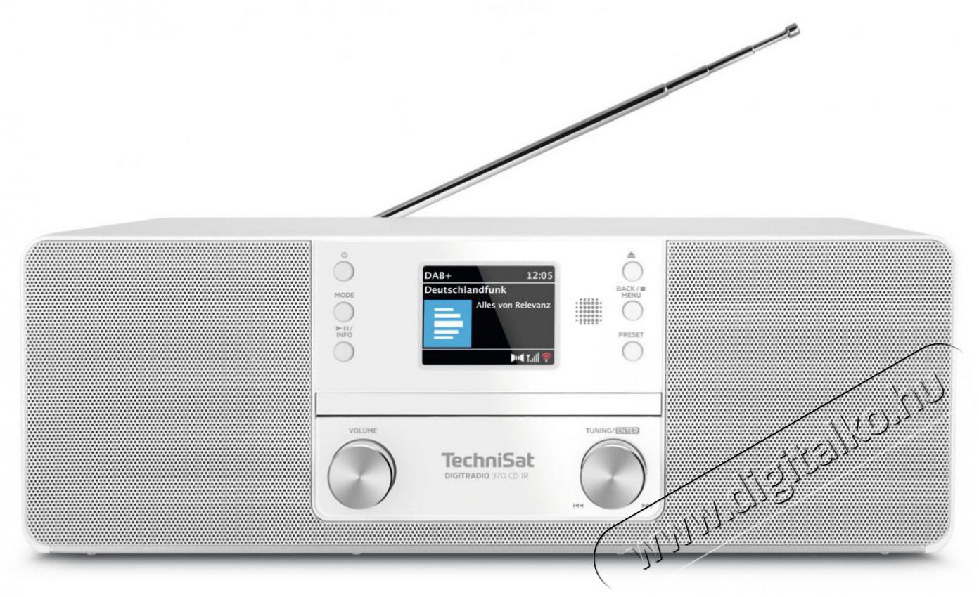 TechniSat DIGITRADIO 370 CD IR feh&eacute;r Audio-Video / Hifi / Multim&eacute;dia - R&aacute;di&oacute; / &oacute;r&aacute;s r&aacute;di&oacute; - Internet webr&aacute;di&oacute; - 526290
