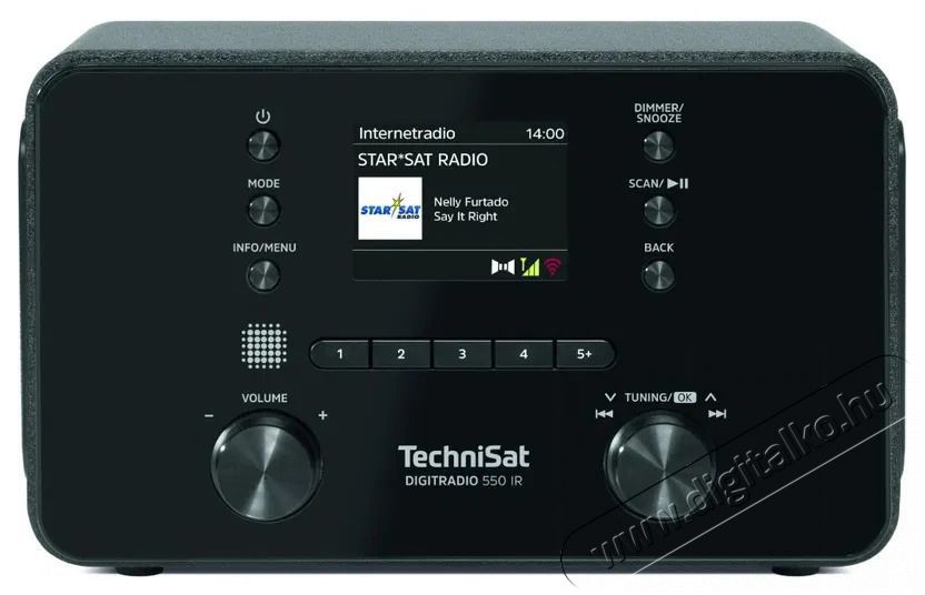 TechniSat Digitradio 550 IR, black Audio-Video / Hifi / Multim&eacute;dia - R&aacute;di&oacute; / &oacute;r&aacute;s r&aacute;di&oacute; - Internet webr&aacute;di&oacute; - 526301