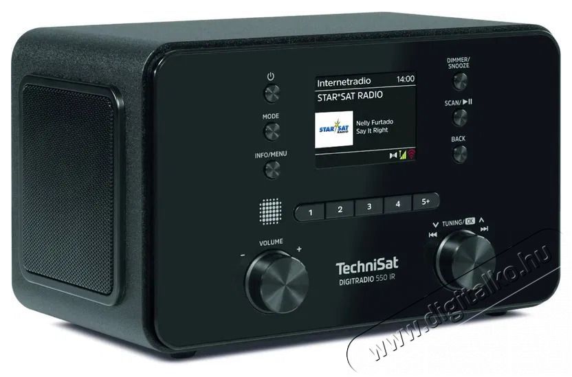 TechniSat Digitradio 550 IR, black Audio-Video / Hifi / Multim&eacute;dia - R&aacute;di&oacute; / &oacute;r&aacute;s r&aacute;di&oacute; - Internet webr&aacute;di&oacute; - 526301