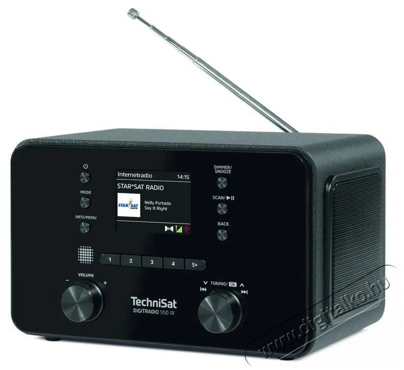TechniSat Digitradio 550 IR, black Audio-Video / Hifi / Multim&eacute;dia - R&aacute;di&oacute; / &oacute;r&aacute;s r&aacute;di&oacute; - Internet webr&aacute;di&oacute; - 526301