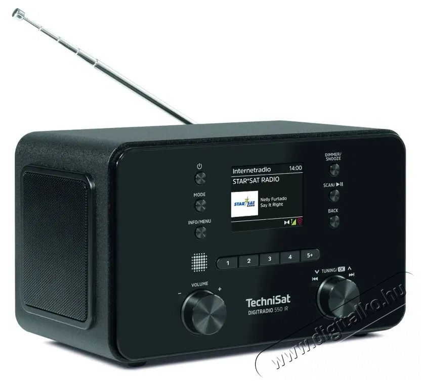 TechniSat Digitradio 550 IR, black Audio-Video / Hifi / Multim&eacute;dia - R&aacute;di&oacute; / &oacute;r&aacute;s r&aacute;di&oacute; - Internet webr&aacute;di&oacute; - 526301