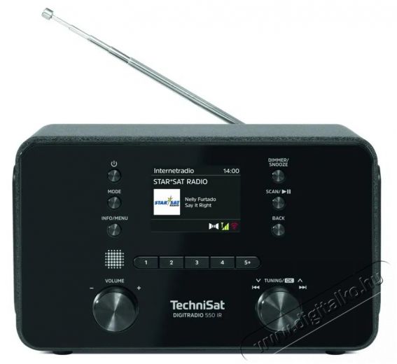 TechniSat Digitradio 550 IR, black Audio-Video / Hifi / Multim&eacute;dia - R&aacute;di&oacute; / &oacute;r&aacute;s r&aacute;di&oacute; - Internet webr&aacute;di&oacute; - 526301