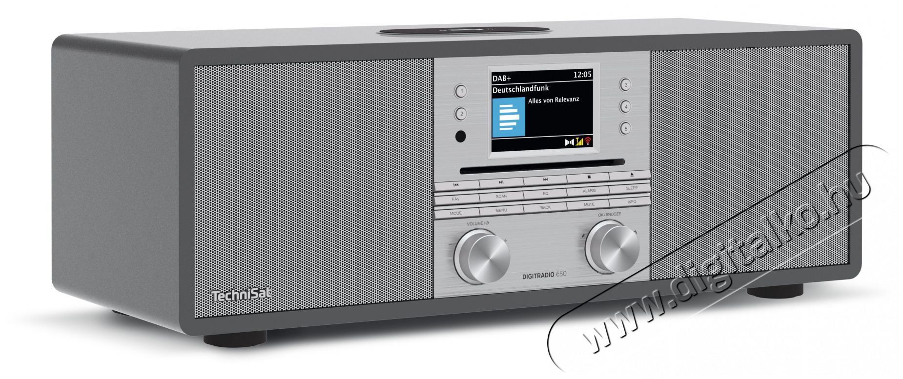 TechniSat DIGITRADIO 650, anthrazit / silver Audio-Video / Hifi / Multim&eacute;dia - R&aacute;di&oacute; / &oacute;r&aacute;s r&aacute;di&oacute; - Internet webr&aacute;di&oacute; - 526289