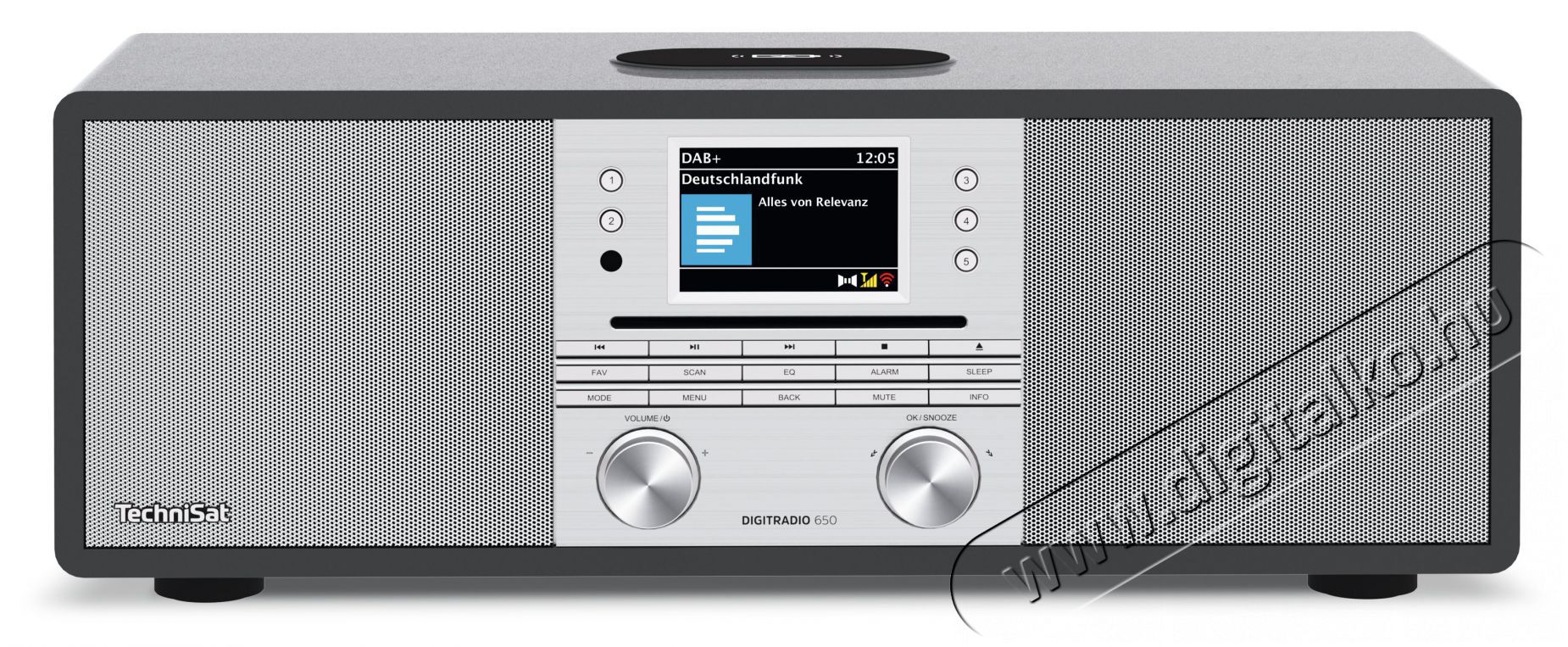 TechniSat DIGITRADIO 650, anthrazit / silver Audio-Video / Hifi / Multim&eacute;dia - R&aacute;di&oacute; / &oacute;r&aacute;s r&aacute;di&oacute; - Internet webr&aacute;di&oacute; - 526289