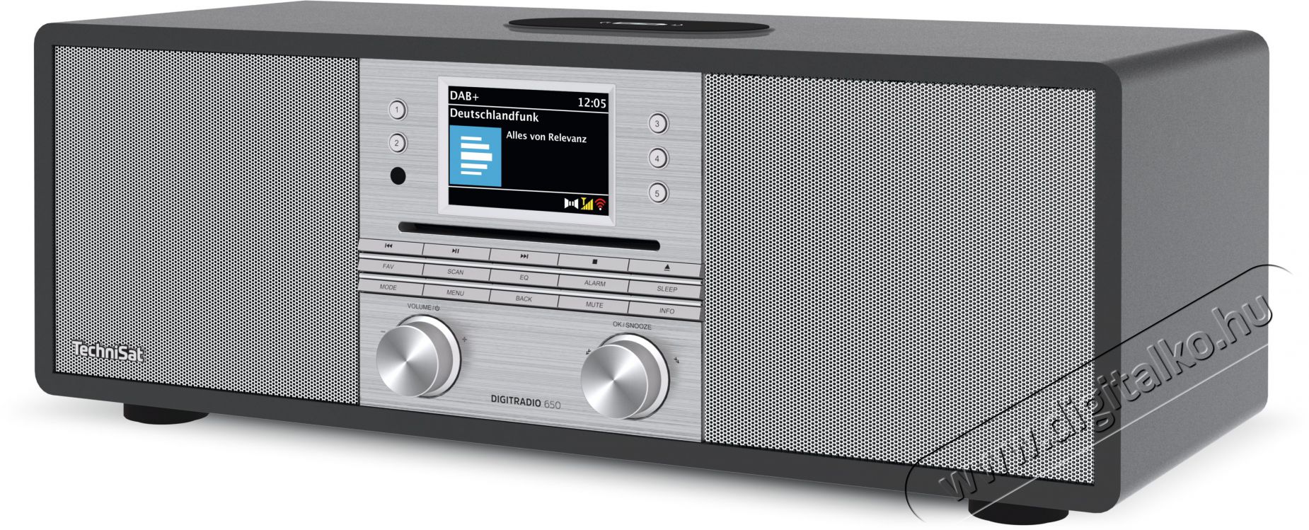 TechniSat DIGITRADIO 650, anthrazit / silver Audio-Video / Hifi / Multim&eacute;dia - R&aacute;di&oacute; / &oacute;r&aacute;s r&aacute;di&oacute; - Internet webr&aacute;di&oacute; - 526289