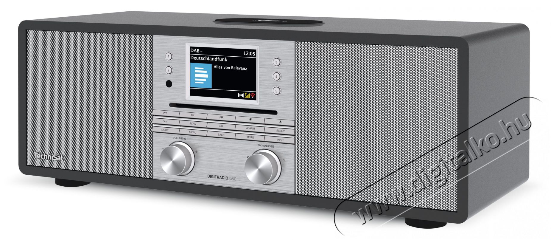 TechniSat DIGITRADIO 650, anthrazit / silver Audio-Video / Hifi / Multim&eacute;dia - R&aacute;di&oacute; / &oacute;r&aacute;s r&aacute;di&oacute; - Internet webr&aacute;di&oacute; - 526289