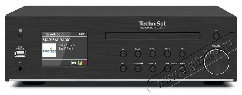 TechniSat Digitradio 760 CD IR, black Audio-Video / Hifi / Multim&eacute;dia - R&aacute;di&oacute; / &oacute;r&aacute;s r&aacute;di&oacute; - Internet webr&aacute;di&oacute; - 526302